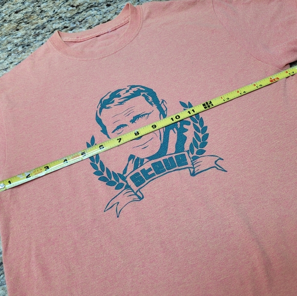 Steve McQueen Orange Shimmerish T-shirt - Picture 3 of 16